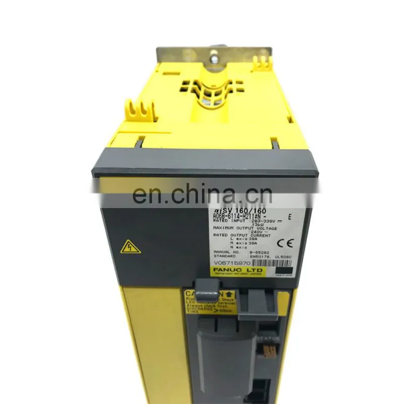 90% new tested Fanuc 2 axis alpha i servo module A06B-6114-H211