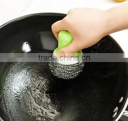 High quality and cheap stainless steel scourer/sponge/cleaning ball for Kichen