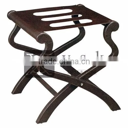 LG-044 Hotel Articles Wooden Foldable Luggage Rack For Bedroom