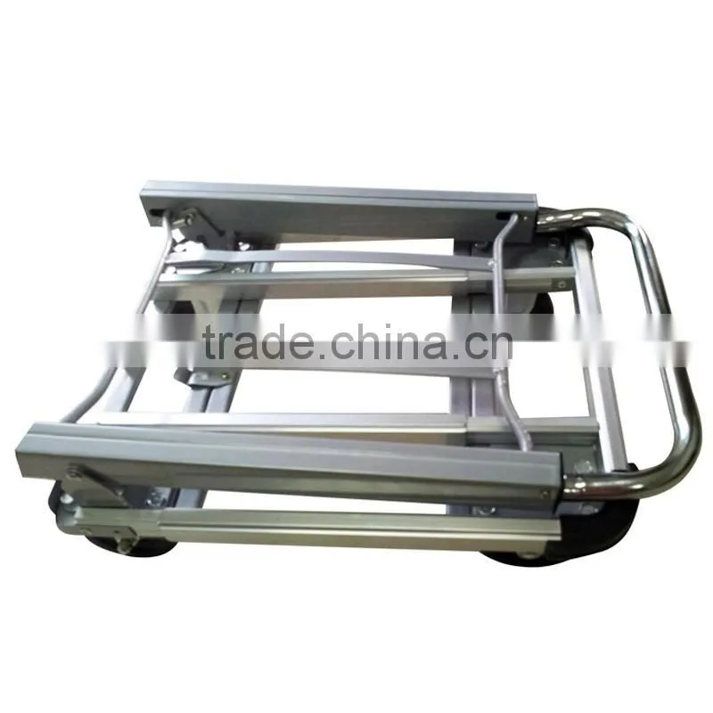 Practical Aluminium Foldable Hand Trolley Platform 150kgs capacity