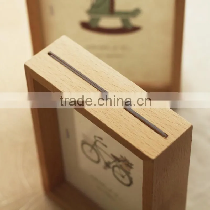 Christmas Ornament Decoration Solid Wood Photo Frames Design Wholesale