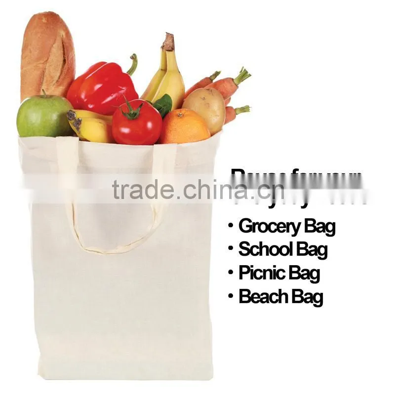 China Wholesale Eco natural canvas messenger shoulder tote bag