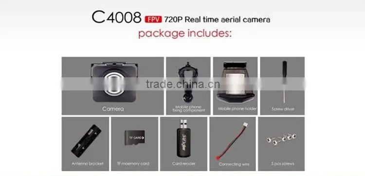 720P 2 MP C4008 Camera for MJX quadcopter X101,X102,X103,X104,X600