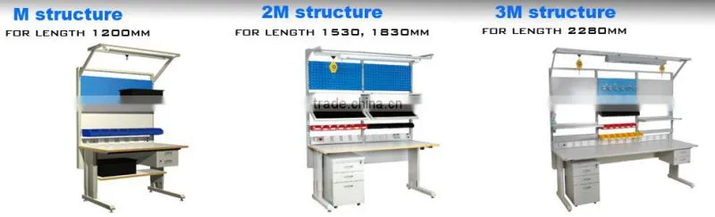 esd electronic workbench from China with drawer and tool storage