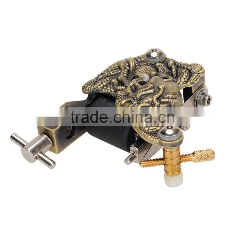 In Stock Skull Casting High Stability Bronze Tattoo Designs Removal Machine 10 Warps Coils 7000-9000 R/Minute
