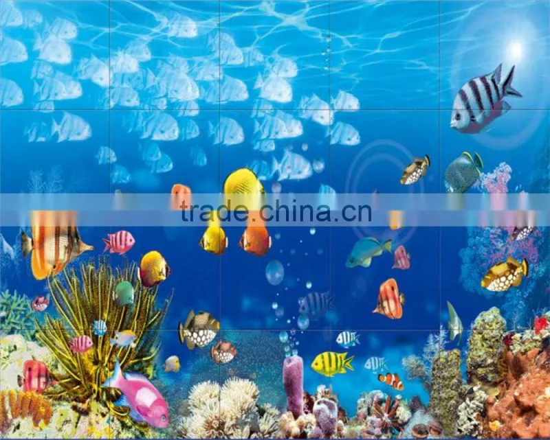 3d glass composited porcelain inkjet cheap floor ceramic texture wall tiles sale