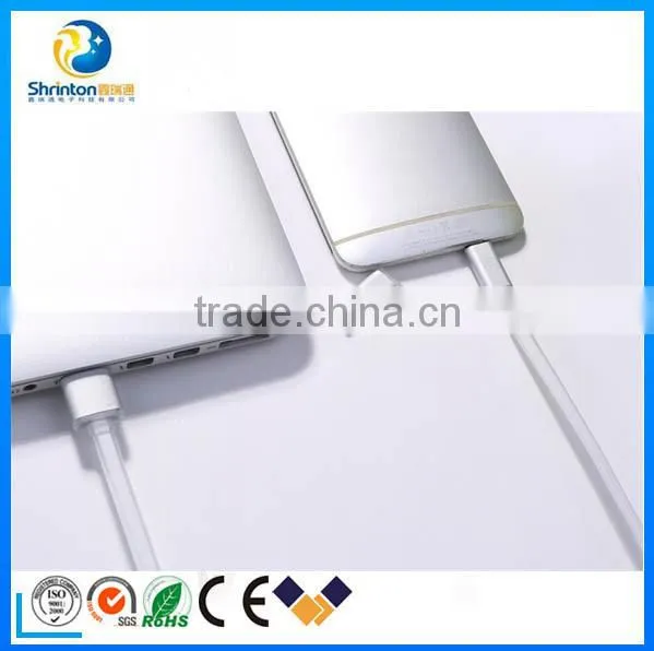 High quality Remax 2 in 1 usb cable with led light usb cable for iphone and android device