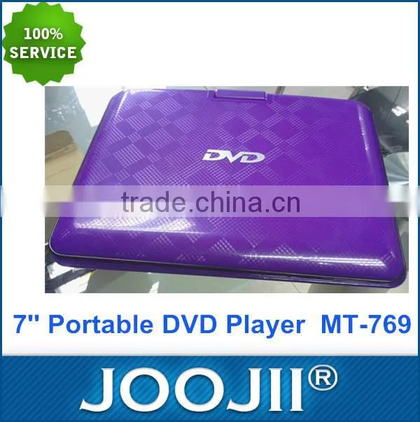High Quality 7''Portable EVD DVD Player Price with TV/FM Function