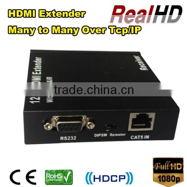 2016 Best Quality 16x16 Extender 120m RS232 HDMI Extender with Remote/IR