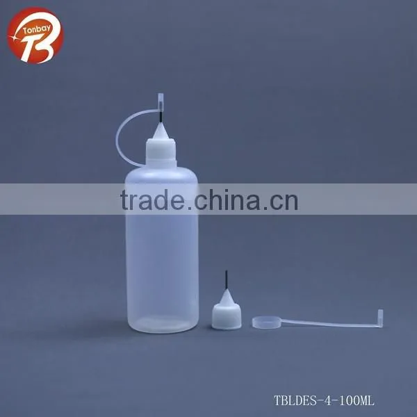 3ml 5ml 10ml 15ml 20ml 30ml 50ml 60ml 100ml LDPE e liquid bottles with long metal pin and silicon cover