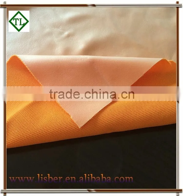60% pu 40%rayon synthetic leather fabric