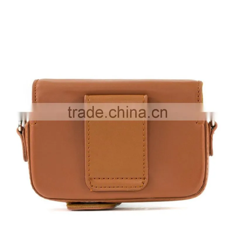 Top Grade New Custom Protective Leather Brown Camera Case