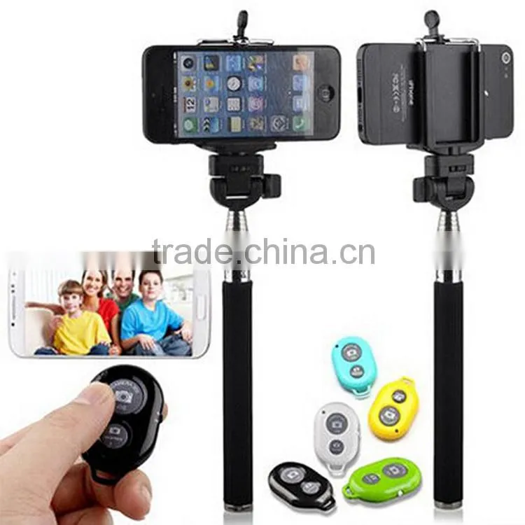 Portable Wireless Bluetooth monopod for cellphone ,remote controller