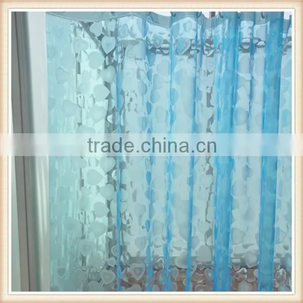 Colorful China supplier short shower curtain