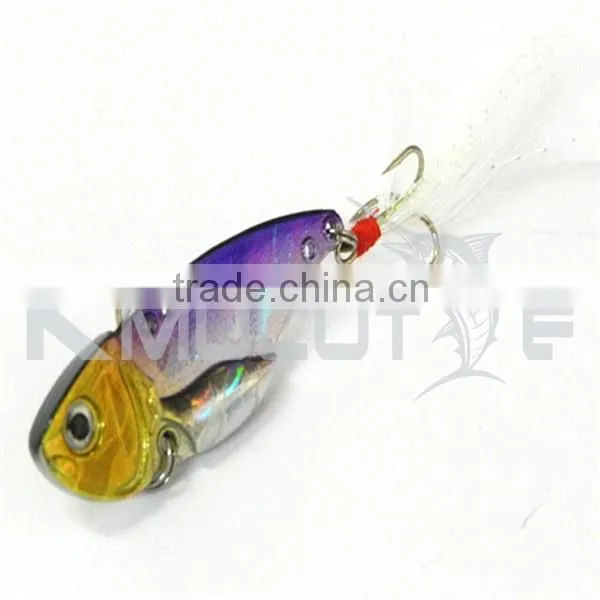 Chentilly CH14LP24 Metal VIB fishing lure 5.5cm 11g metal bait feather hook metal blade VIB fishing lure