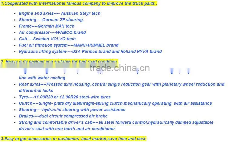 Low price 6*4 Concrete transportation tank truck/concret truck mixer specifications
