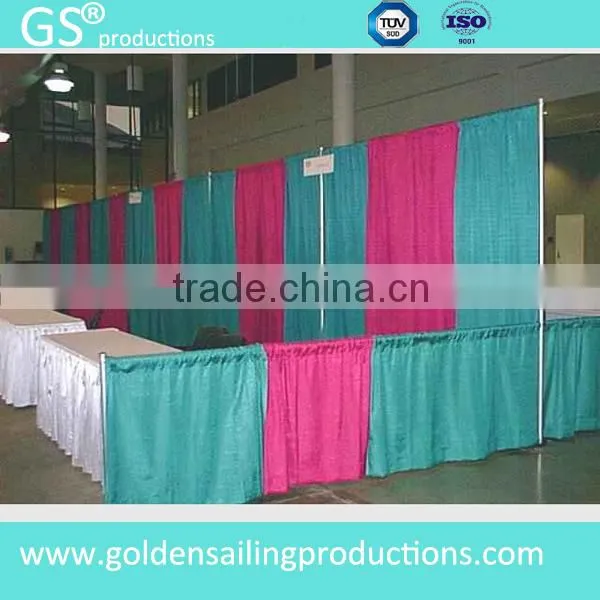 Decorative wedding backdrop stand, pipe and drape system for sale
