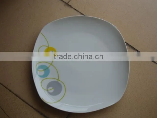 ceramic porcelain moonlight plate / ceramic porcelain fruit plate
