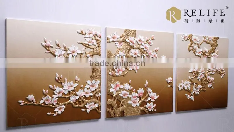 3D FOR DECOR WALL ART CANVAS for flowers oil painting products