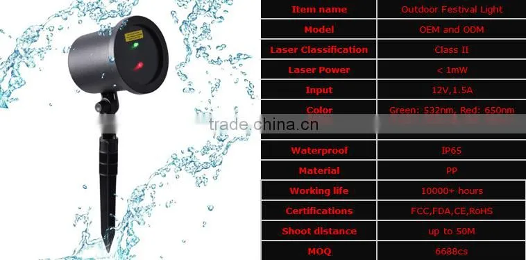 Alibaba best supplier festival light outdoor Christmas holiday laser lights