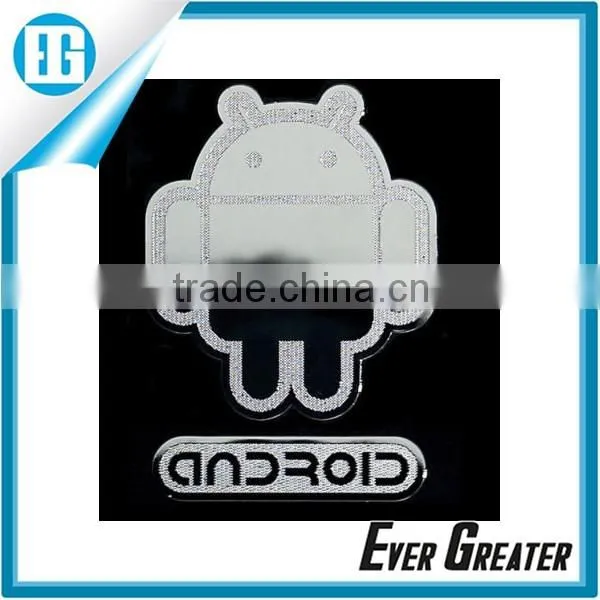 custom aluminum label aluminum sticker