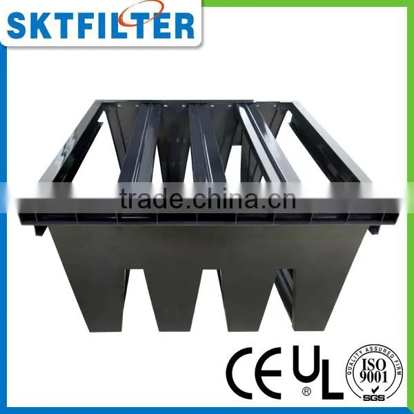 air handler V bank filter plastic frame for free-standings units