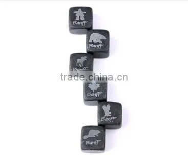 Customized Product Type and Natural Stone Material Ice Cube Rocks for Whisky Lovers