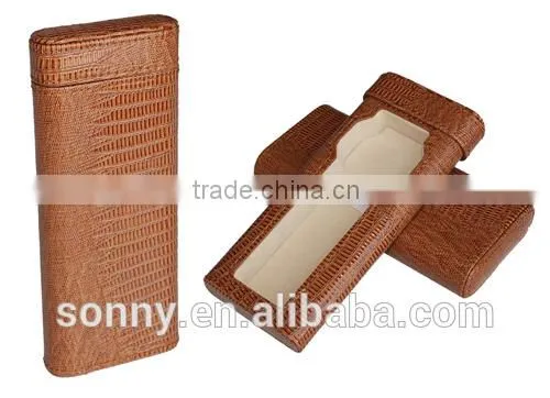 Brown Leather Wholesale Watch Case