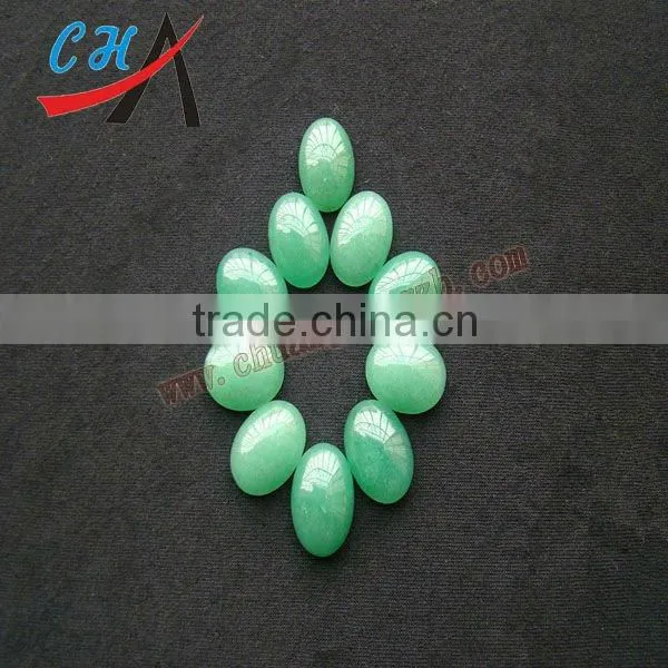 tiger eye oval shape stone inlay cabochons