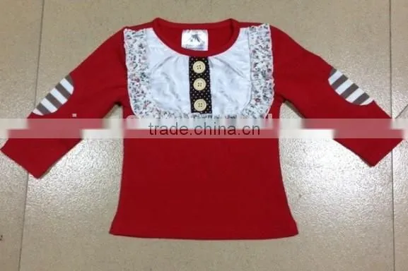 2015 summer beautiful kid clothing manufacturer european cool girls kids t-shirts design