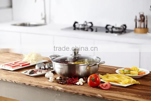 S shape China Guangdong chafing dish