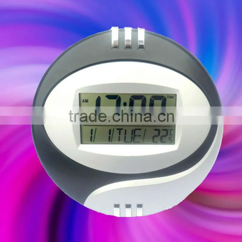 Supply round digital radio controlled weather station clock and wall clock
