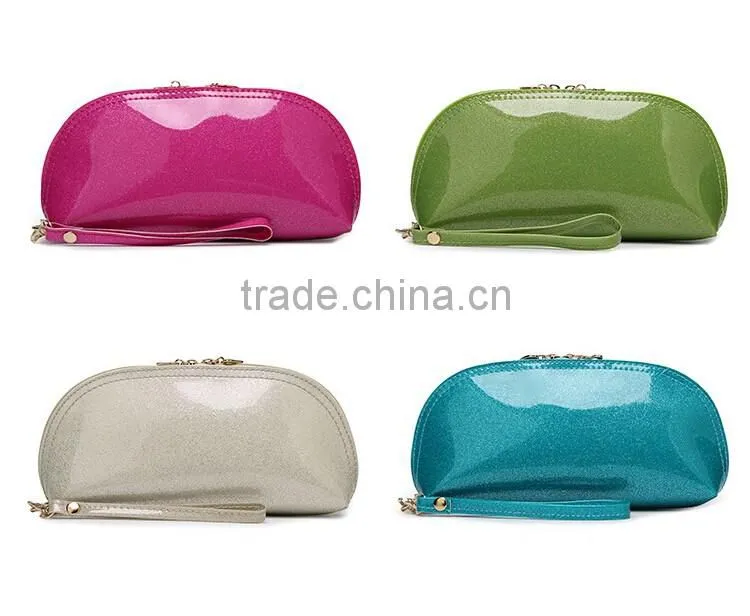 Customized Waterproof Cosmetic Bag Bling Bling Lady Glitter Cosmetic Bag