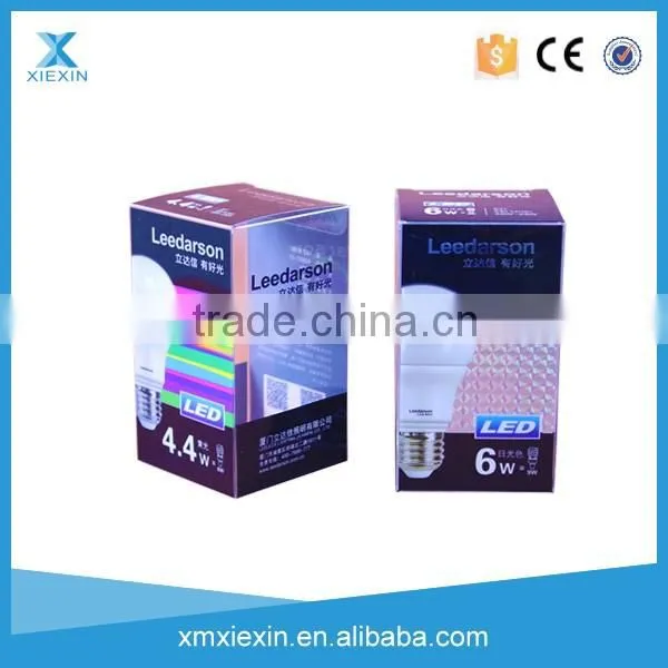 custom durable vibrant colors auto lock pvc box