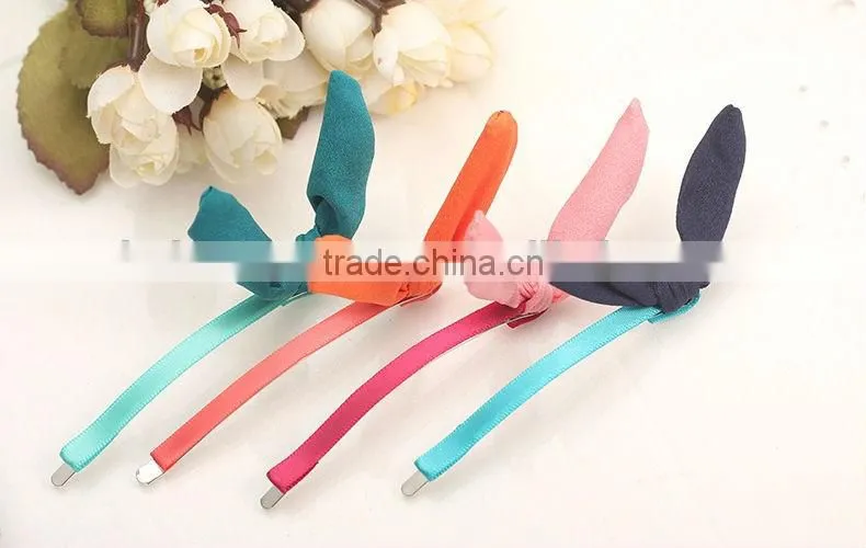 Latest new fashion adorable youthful vigour bunny ear hairpin