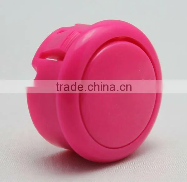 30mm blue plastic arcade game machine push button electric pushbutton switch Momentary game rocker accessories