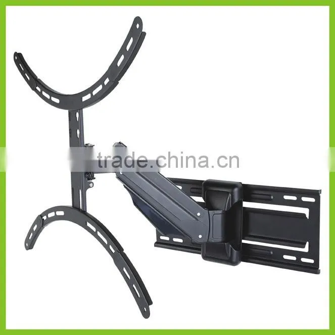 GS102L-LW VESA 600x400 Gas Spring Full Motion TV Wall Mount