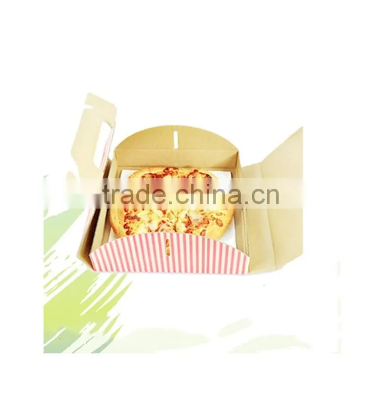 factory price custom made folding lid pizza box