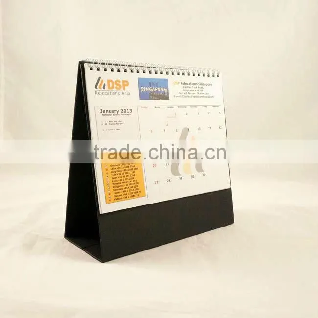 Luxury customized table calendar