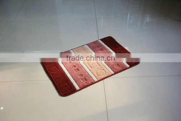 door mat Anti-slip door mat with TPR room mat