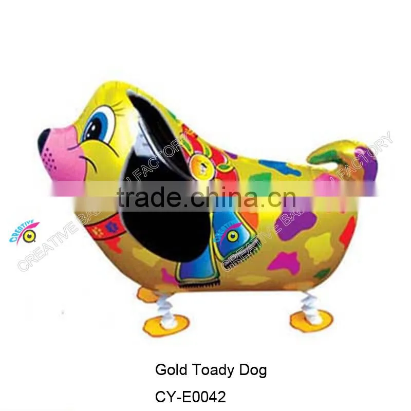 2015 wholesale animal shaped walking pet balloon helium walking pet balloon different color walking spot dog balloon