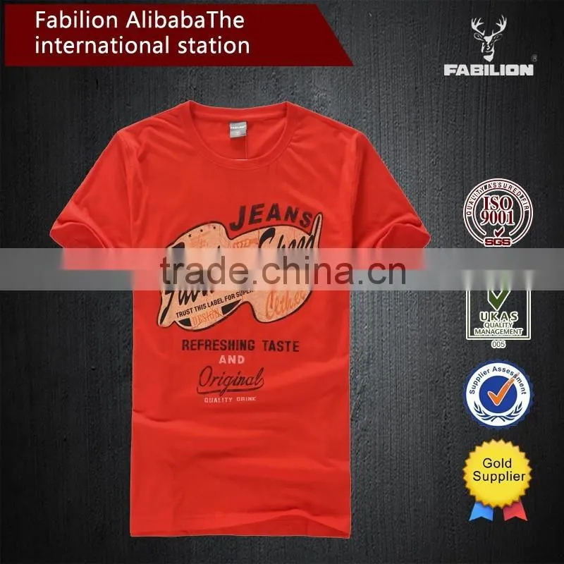 Cotton short sleeve T-shirt in summer for top fashion men t shirt