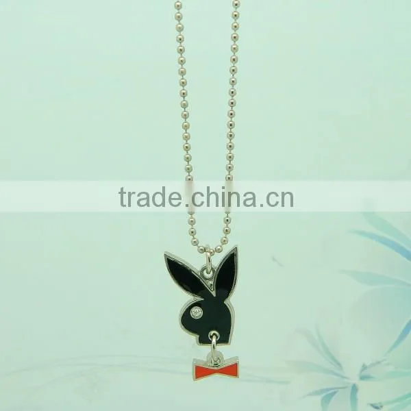 fashion metal necklace ring necklace