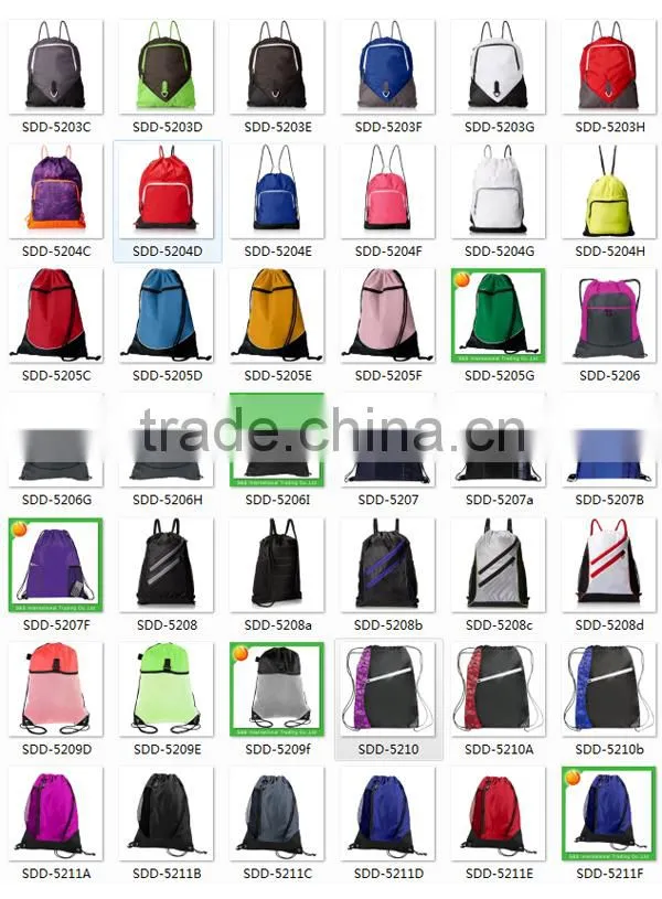 Basic Sackpack Cinch Drawstring Gym Sack Bag