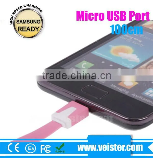flat mini two side usb cable
