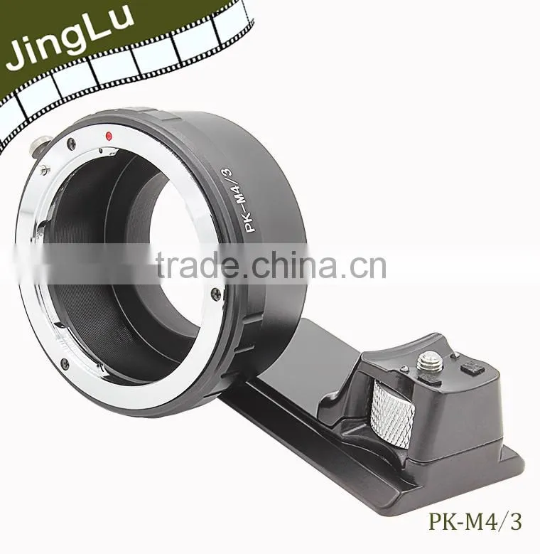 Lens adapter PK lens to M4/3 mount camera body with long tripod