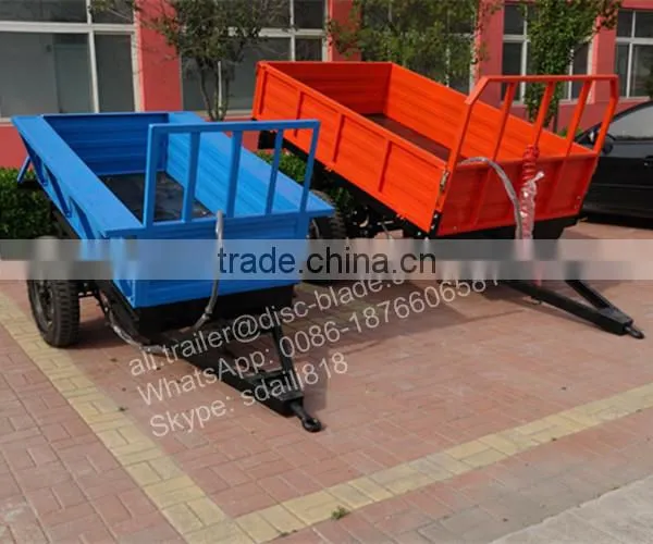 20hp tractor trailed 1.5 ton farm trailers