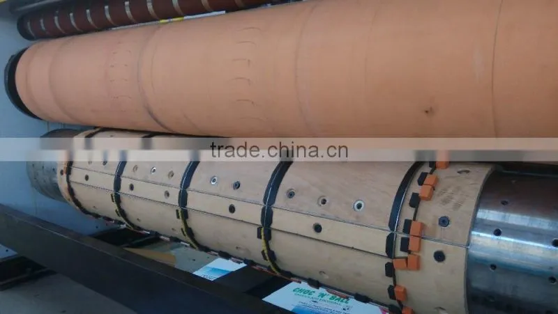 good quality corrugated box printing slotter die cutter with stacker machine