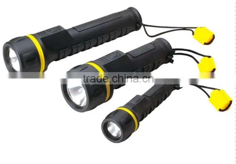 cheaper price hot sales water proof rubber torch