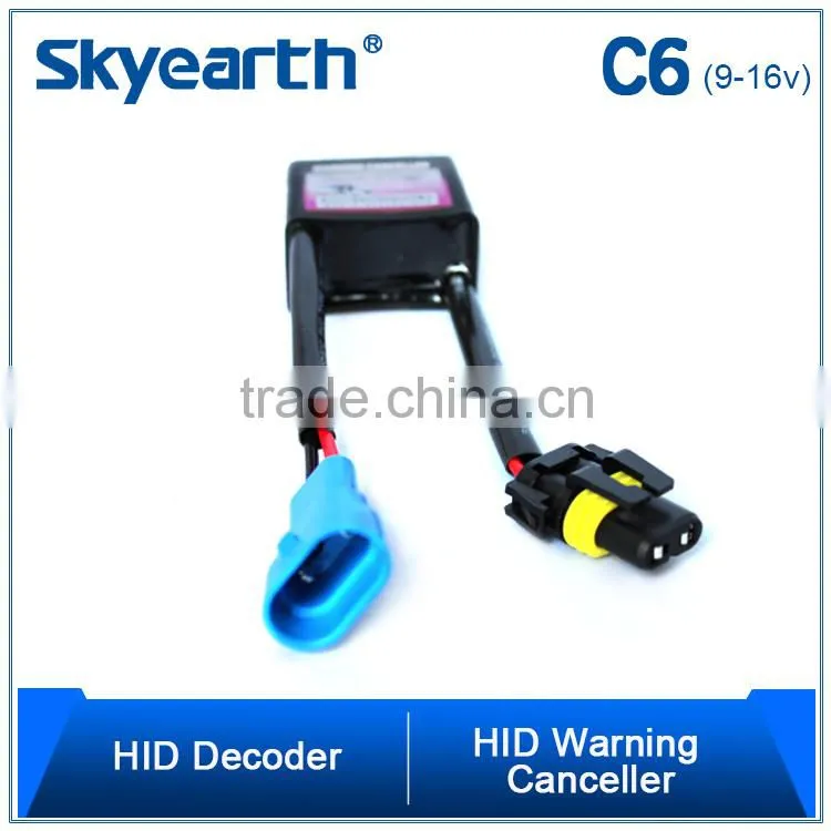 High Quality Error Free HID Warning Canceller HID Decoder C6 Blue Socket